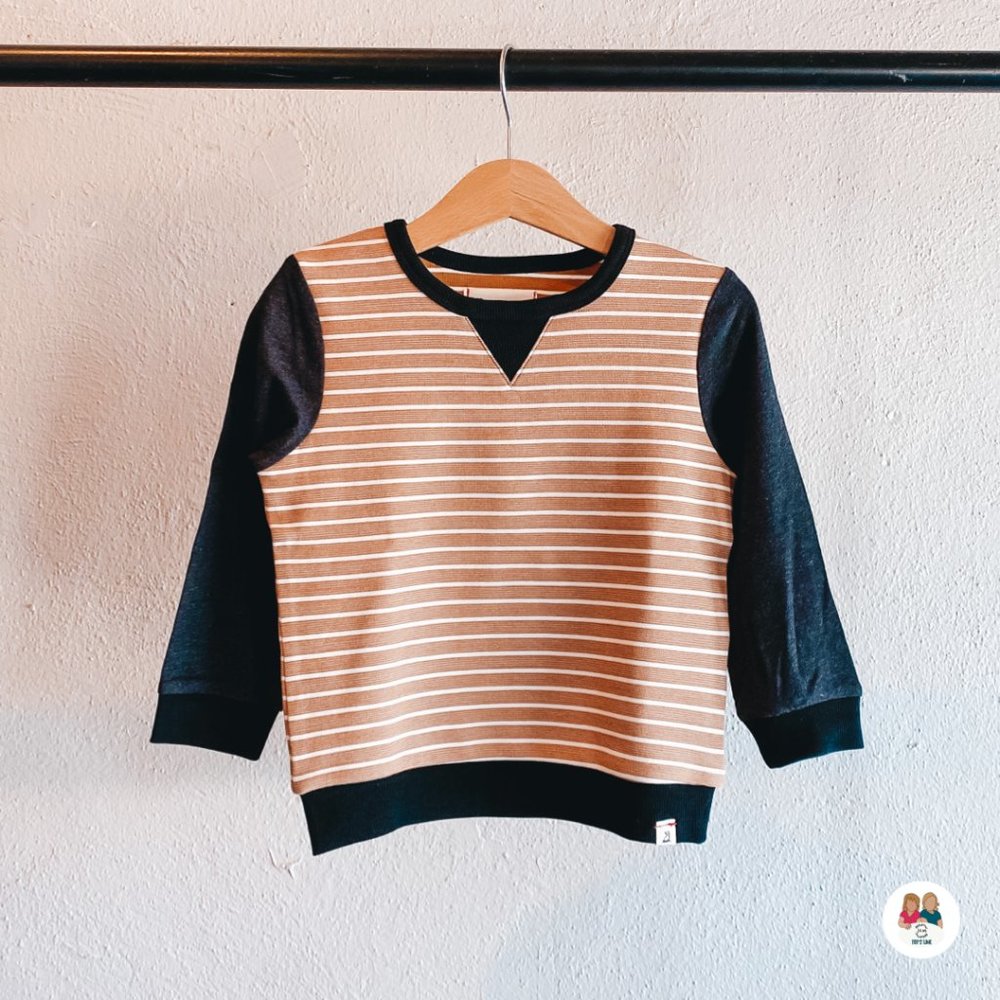 Gold & Cream Crewneck